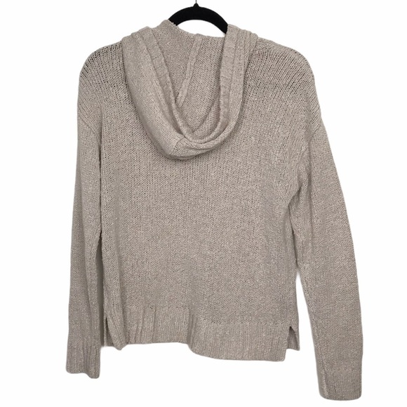 It's Our Time Beige Tan Knit Hoodie Sweater - Picture 2 of 9